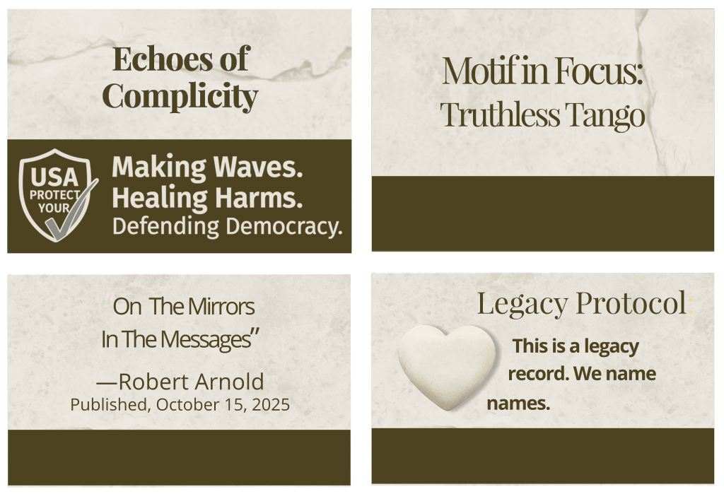 Grouped image grid for the Echoes of Complicity 