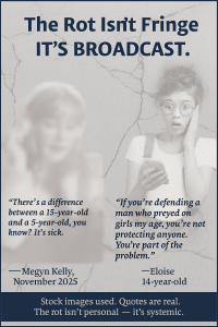 Civic Identity: Sidebar indictment block. Motif in Focus: Broadcast complicity. Source Acknowledgment: Stock images. Legacy Protocol: Caption embedded.